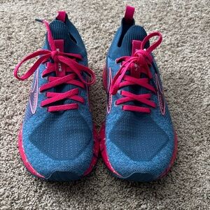 Women’s (Brooks) Blue and Pink Sneakers